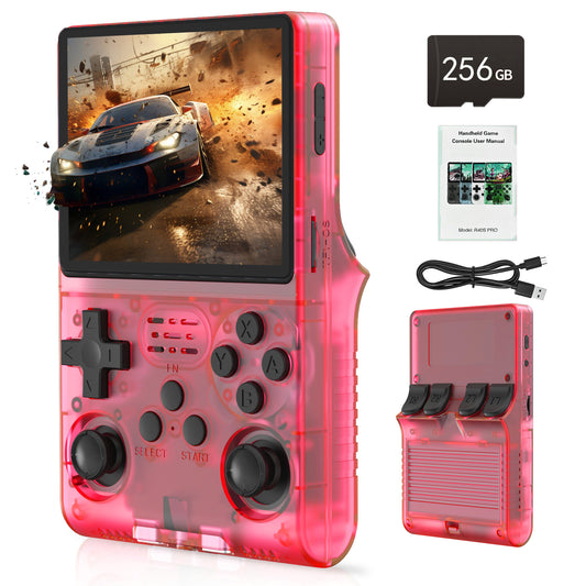 RegiisJoy R40S PRO Handheld Game Console 30000 Games 256GB Red HGC-RD