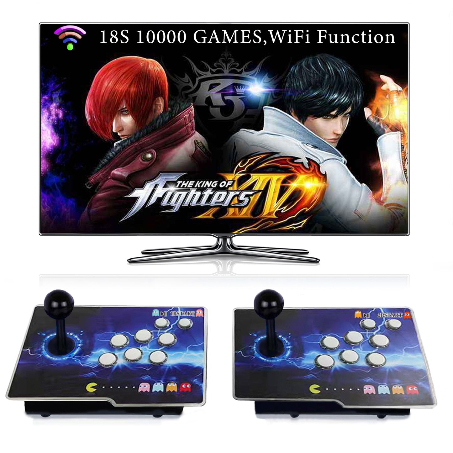 RegiisJoy 10000 Games Arcade Game Console WiFi Function Pandora's Box 18S APS18