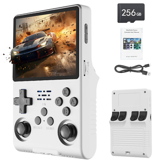 RegiisJoy R40S PRO Handheld Game Console 30000 Games 256GB White HGC-WT